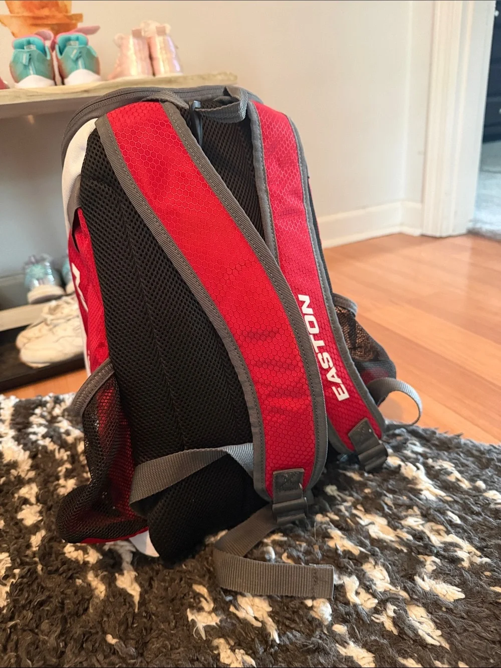 Easton Red and White Kids Sport Backpack